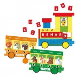 LISCIANI Carotina Le Petit Train des Animaux de la Ferme - Jeu éducatif