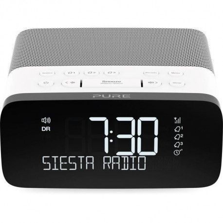 Radio Reveil FM avec alarme numérique prise USB