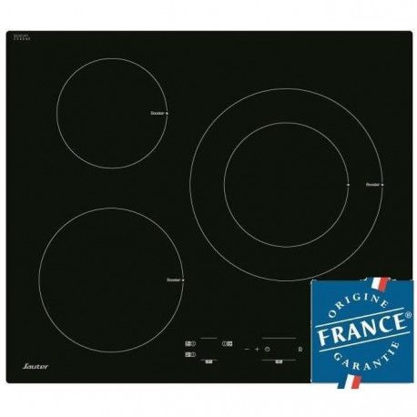 table de cuisson induction 60cm 3 feux 7400w blanc - spi9544w