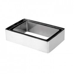 EQUINOX Lot de 3 moules a gâteau 12-14,5-16 cm gris