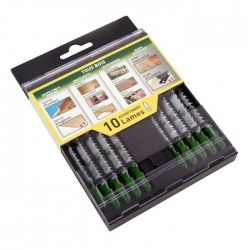 SMARTOOL Coffret 10 lames scie sauteuse T bois pour usage courant