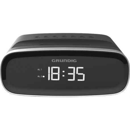 Philips tar3505/12 Radio Portable Horloge Numérique Noir, Gris