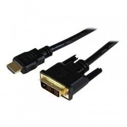 StarTech.com Câble HDMI vers DVI de 1,5 m - Cordon HDMI vers DVI-D - M/M - Noir - Plaqués or