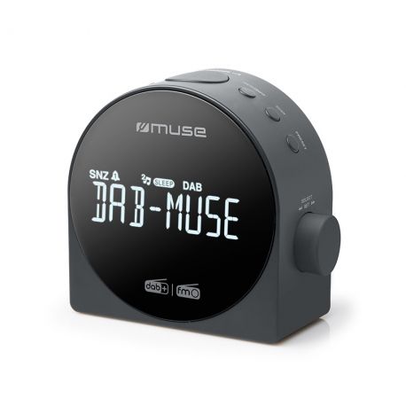Muse Radio-réveil chargeur sans fil induction + USB