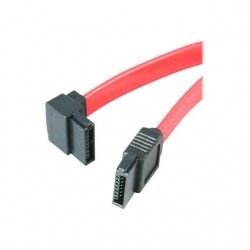 StarTech.com Câble SATA vers SATA coudé a angle gauche de 45 cm - Cordon Serial ATA III 6 Gb/s