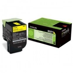 Lexmark Toner 802Y - 80C20Y0 - Jaune - 1?000 pages