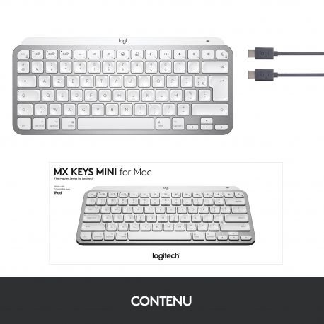 Clavier sans fil LOGITECH MX Keys mini pour Mac 5099206099104