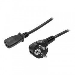 StarTech.com Cordon d'alimentation bipolaire Schuko CEE7 vers IEC 320 C13 de 1,8 m pour PC - Câble secteur EU vers C13 - Noir