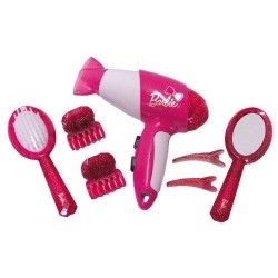 BARBIE - Set de coiffure avec seche-cheveux 7 pieces