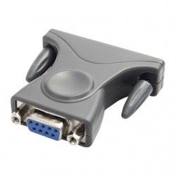 StarTech.com Câble adaptateur USB vers série DB9 / DB25 RS232 - Convertisseur USB vers série RS232 - M/M