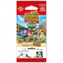 Paquet de 3 cartes Animal Crossing New Leaf Welcome amiibo