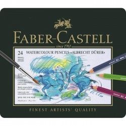 FABER-CASTELL Boîte 24 Crayons de Couleur A. Dürer