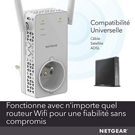 Répéteur WiFi Netgear ac1200 ex6130