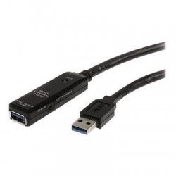 STARTECH Câble d'extension USB 3.0 actif de 10 m - Rallonge USB A vers USB A - M/F - Noir