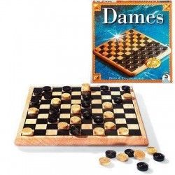 SCHMIDT AND SPIELE Jeu de société - Dames bois tradition