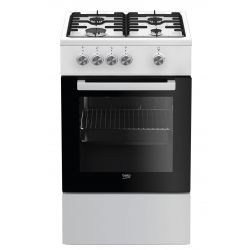 FSG52000DWC-Cuisiniere Beko 50x60 tout gaz blanche