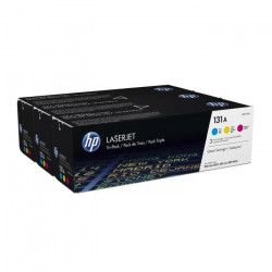 ﻿�HP Pack de 3 toners authentiques 131A - Cyan / Magenta / Jaune - U0SL1AM�