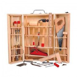 ﻿WDK Malette avec 31 outils - Bois