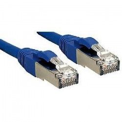 ﻿LINDY Câble réseau en cuivre - 6A S/FTP - LSOH - 500MHz - 15 m - Bleu