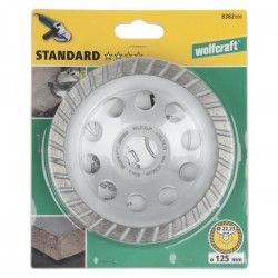 ﻿WOLFCRAFT Plateau de surfaçage diamant - Diametre: 125 mm