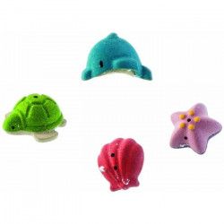 ﻿PLAN TOYS Jeu en bois Mes animaux marins de bain