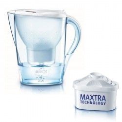Carafe filtrante Marella Blanche 1 cartouche incl.