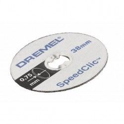 DREMEL 5 disques EZ Speedclic 38mm ép0,75mm/métaux