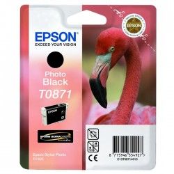Epson T0871 Flamant rose Cartouche d'encre Noir