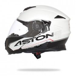 ASTONE RT1200 Casque Modulable Touring Blanc et Noir Verni