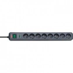 BRENNENSTUHL Bloc multiprise parasurtenseur Eco-line - socle 8 prises 1,4m 13500A