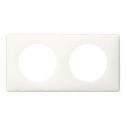 LEGRAND Celiane Plaque de finition 2 postes blanc yesterday