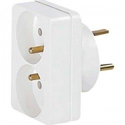 LEGRAND Adaptateur 2P+T 2 fiches 16A sur socle 20A